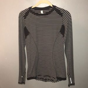Lululemon striped pullover size 4